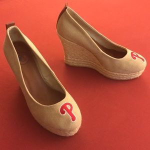 MLB Phillies wedge heels